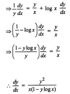 Que-21: If y = xx^(x.........∞), prove that dy/dx = y²/x(1-ylogx)