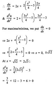 Que-9: Find the points on the curve y = 1/4 x2 + 1 which are the nearest to the point (0,6).