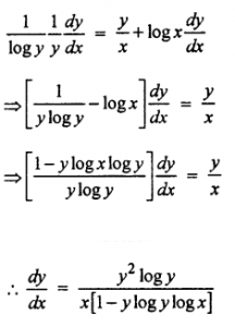 Que-23: If y = ax^(ax.....∞)