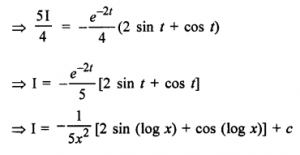 Que-7: ∫1/x³ sin(logx) dx