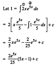 Que-9: ∫2x e5x dx