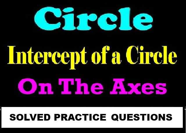 Circle Class 11 OP Malhotra Exe-17B ISC Maths Solutions