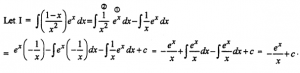 Que-12: ∫1-x/x² ex dx
