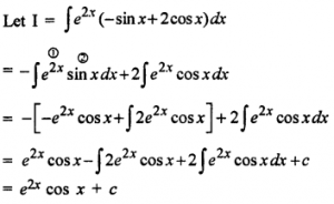 Que-2: ∫e2x(-sinx+2cosx) dx