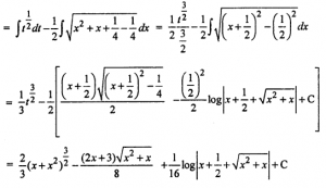 Que-18: ∫x√x+x² dx