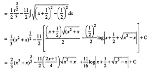 Que-19: ∫(x−5)√x²+x dx