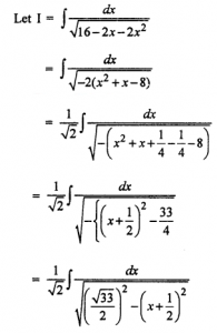 Que-4: ∫dx/√16−2x−2x²