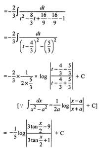 Que-3: (i) ∫dx/2sinx−3cosx (ii) ∫dx/3cosx+4sinx (iii) ∫dx/sinx−cosx