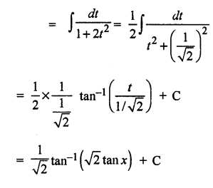 Que-6: (i) ∫dx/4sin²x+5cos²x (ii) ∫dx/2cos²x+sin²x (iii) ∫dx/1+3sin²x (iv) ∫dx/cos2x+3sin²x (v) ∫dx/9cos²x+8sin²x+3 (vi) ∫dx/(2sinx+3cosx)²