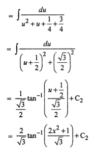 Que-11: ∫(x−1)²/x4+x²+1 dx