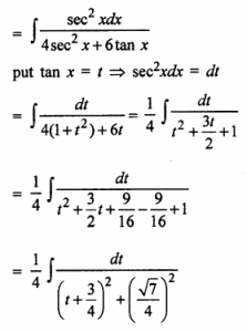 Que-7: (i) ∫dx/4+3sin2x (ii) ∫dx/sin2x+4