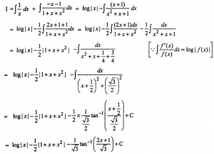 Que-22: ∫dx/x+x²+x³