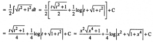 Que-8: ∫x√x4+1 dx