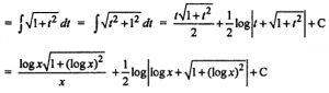 Que-9: ∫√1+(logx)²/x dx