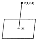 Que-17: From the point P(1, 2, 4), a perpendicular is drawn on the plane 2 x + y – 2 z + 3 = 0. Find the equation, the length and the coordinates of the foot of the perpendicular.