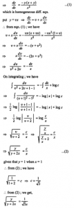 Que-13: x² dy + y (x + y) dx = 0, given that y = 1 when x = 1.