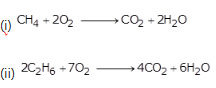 Que-12: Write the equation for the complete combustion of
