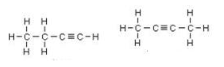 Que-2: Give an example of isomers shown by triple bond hydrocarbon (alkynes) and write its IUPAC name.