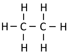 Que-8: The number of C-H bonds in ethane molecule are: