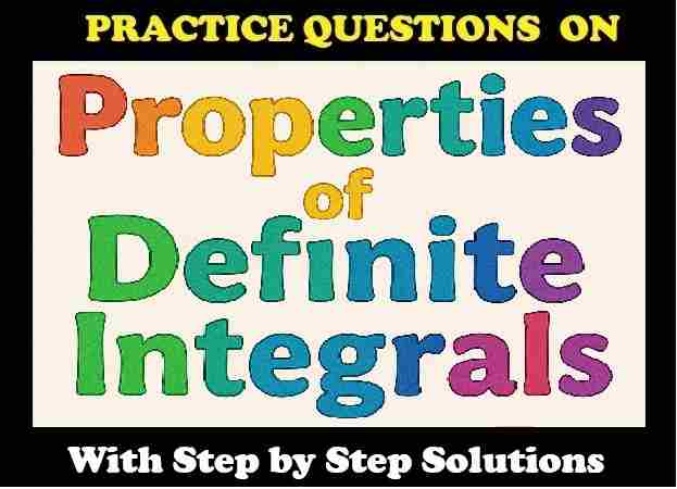 Properties of Definite Integrals Exe-16C Class 12 OP Malhotra ISC Maths Solutions