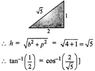 (viii) tan-1 (1/4) + tan-1 (2/9) = cos-1 2/√5