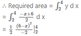 Que-1: Using integration, find the area of the region bounded by (i) the line 3 y = 2 x + 4, the x-axis and the lines x = 1 and x = 3. (ii) 2 y = -x + 6, the x-axis and the lines x = 2 and x = 4. 