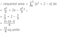 Que-4: Find the area of the region bounded by the curves y = x2 + 2, y = x, x = 0 and .v = 3. Also, sketch the region bounded by these curves.