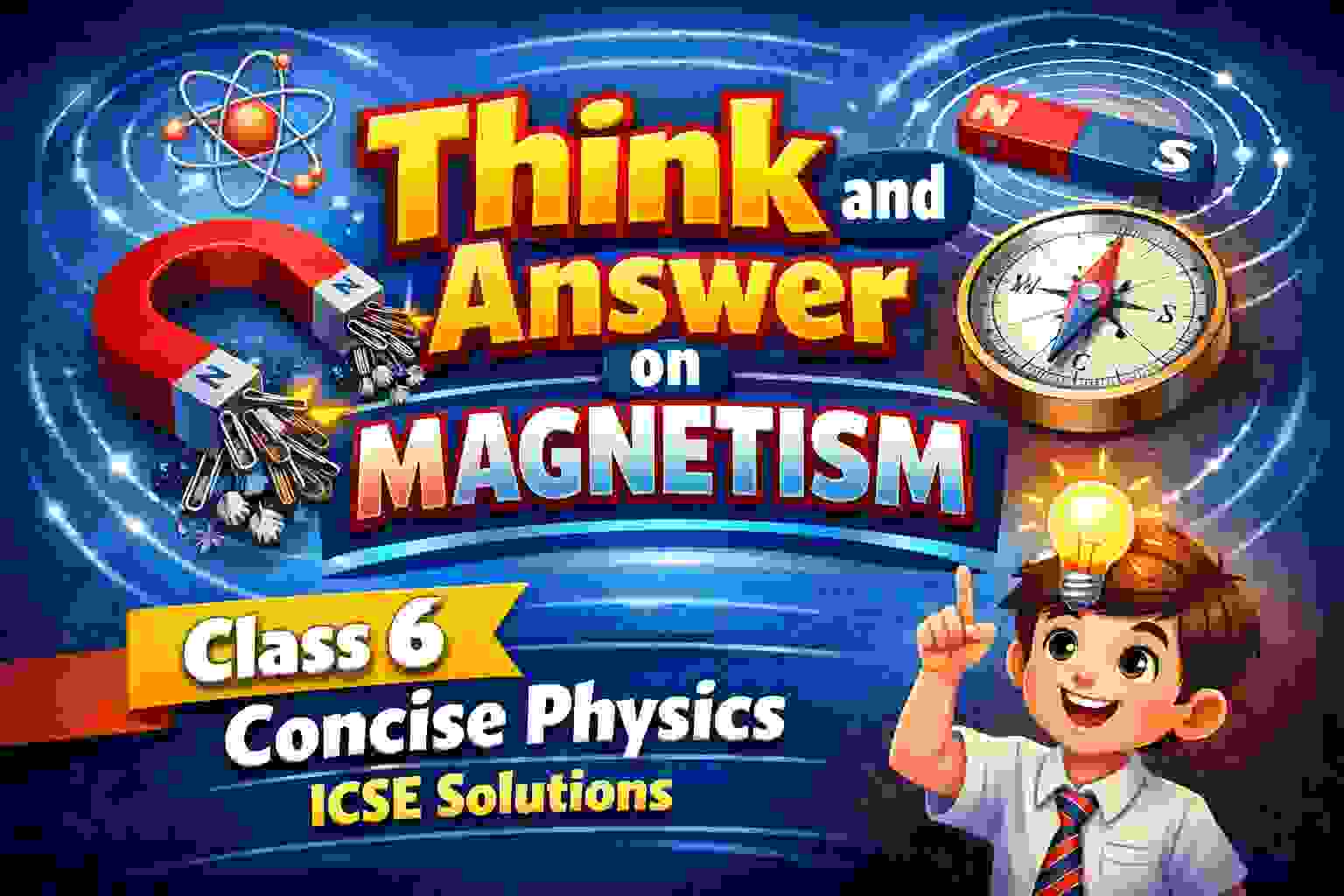 Think and Answer on Magnetism Class 6 Concise Physics ICSE Solutions