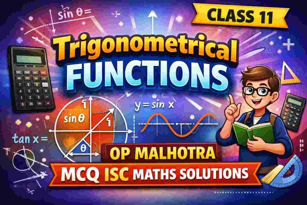 Trigonometrical Functions Class-11 OP Malhotra Exe-4F ISC Maths ...