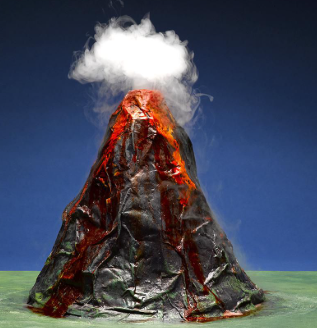 Baking Soda and Vinegar Volcano 🌋