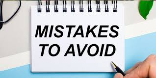 ❌ Common Mistakes to Avoid