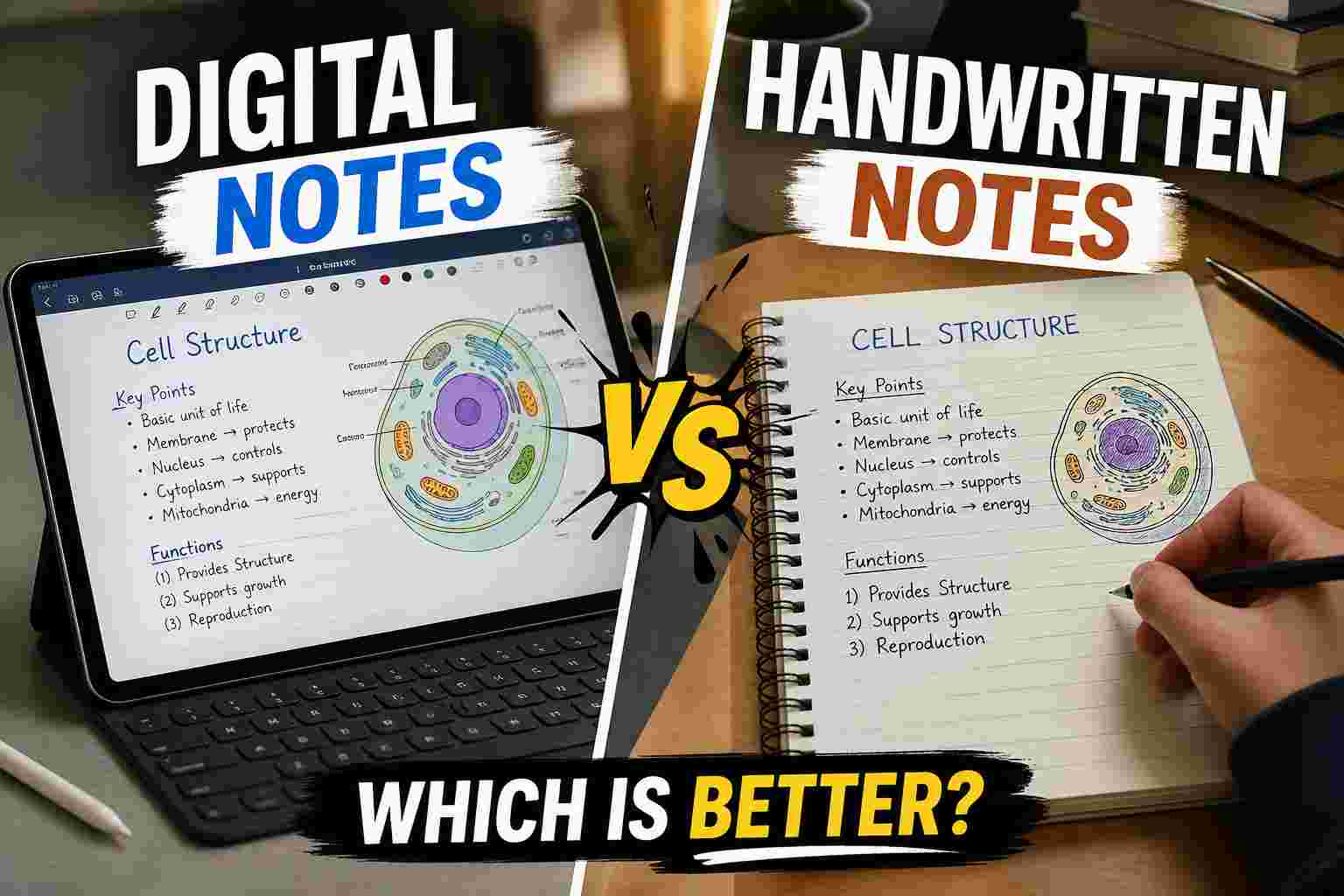 Digital Notes vs Handwritten Notes – Which is Better