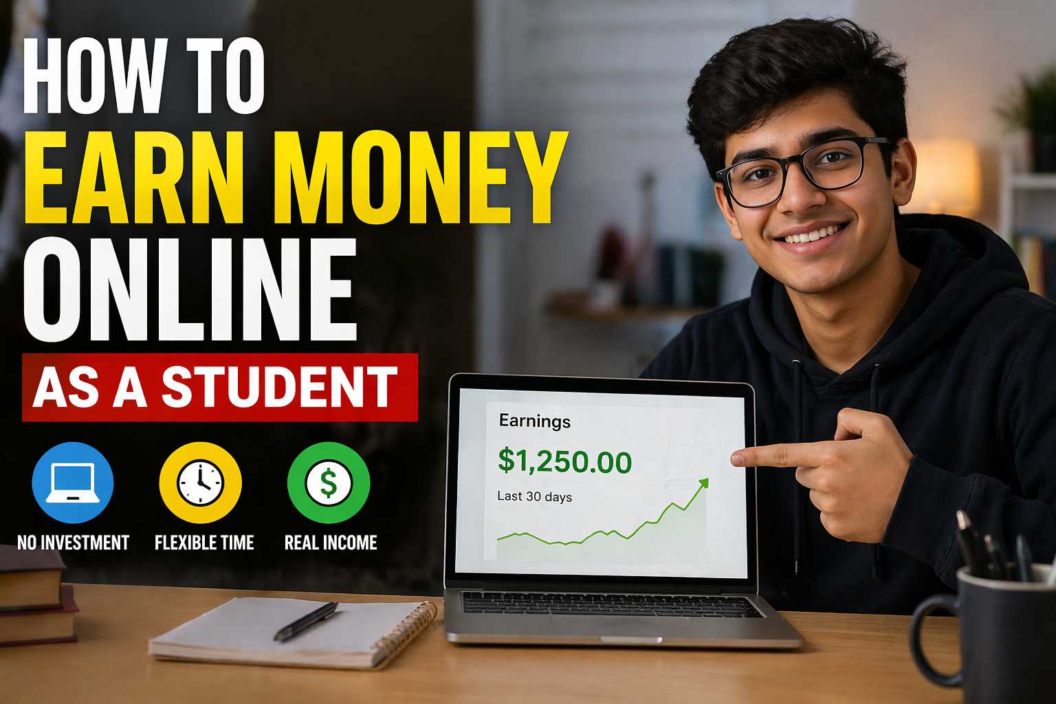 How to Earn Money Online as a Student