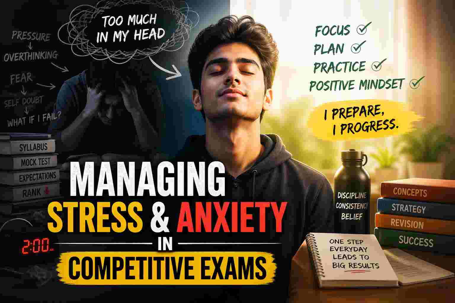 Managing Stress and Anxiety in Competitive Exams