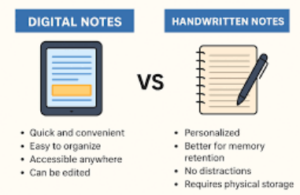 Digital Notes vs Handwritten Notes – Which is Better? 1. Convenience and Accessibility