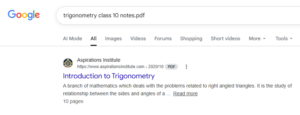3. Find PDFs Directly (Perfect for Notes!)