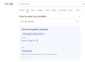 6. Google Can Solve Math Problems