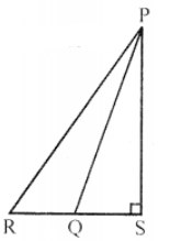In the given figure, not drawn to scale, ∠PSR = 90°, PQ = 10 cm, QS = 6 cm, RQ = 9 cm. Calculate the length of PR. 
