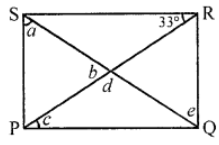 Find the measures of the lattered angles in each figure.
(ii) rectangle PQRS
