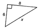 Que-1: Find the value of x.