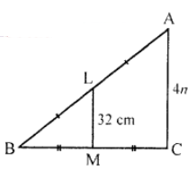Que-3: Find the value of n in each triangle.