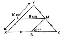 Find each measure:
(a) NM  (b) XZ  (c) NZ  (d) ∠LMN  (e) ∠YXZ  (f) XXLM